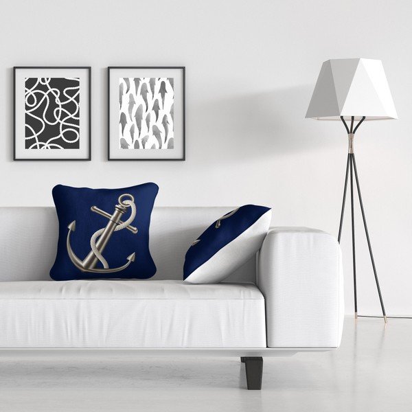 Anchor párnahuzat, 43 x 43 cm-image-1