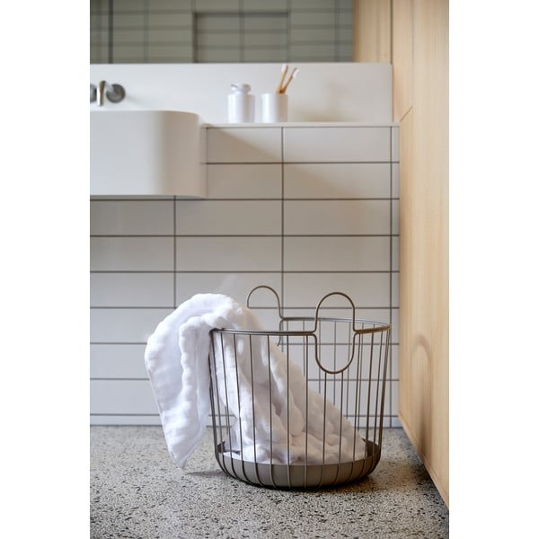 Inu szürke fém tárolókosár, ø 40,6 cm - Zone-image-1