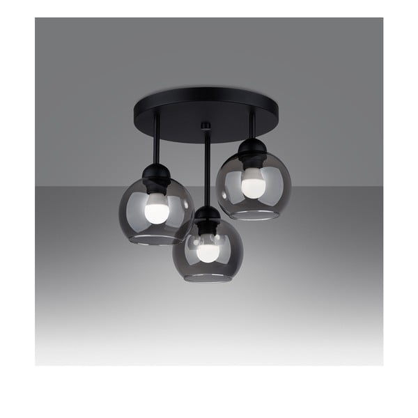 Fekete mennyezeti lámpa ø 15 cm Grande – Sollux-image-2