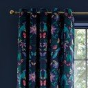 Kék függöny szett 2 db-os 168x229 cm Mya Tropical Floral – Catherine Lansfield