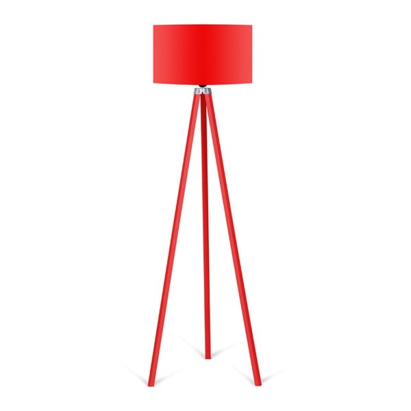Redish állólámpa piros lámpaburával - Kate Louise