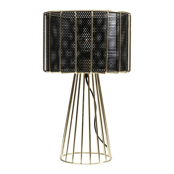 Wire fekete-arany asztali lámpa - Kare Design