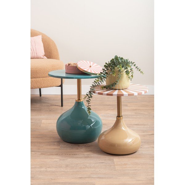 Fém kerek tárolóasztal ø 46 cm Kensi – Leitmotiv-image-1