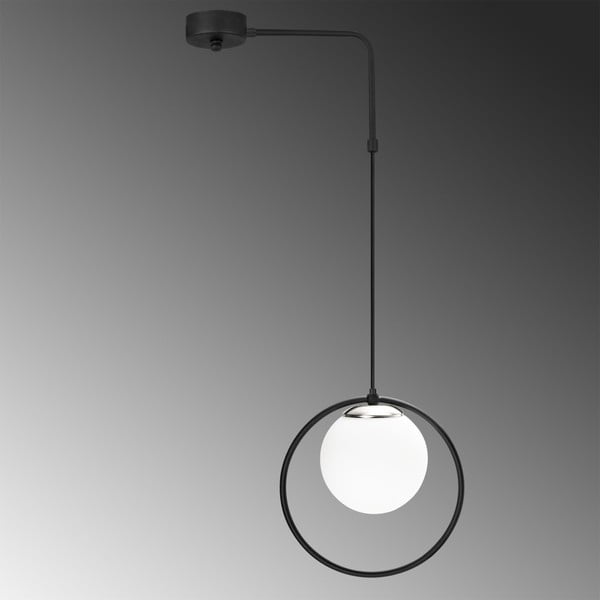 Elpidas fekete fém függőlámpa - Opviq lights-image-2