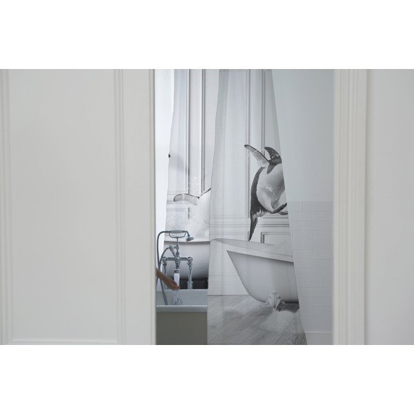 Zuhanyfüggöny 175x180 cm Showe Penguin – Little Nice Things-image-1