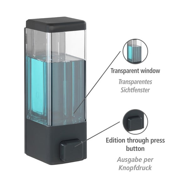 Fali műanyag szappanadagoló 0.32 l Istres – Wenko-image-3