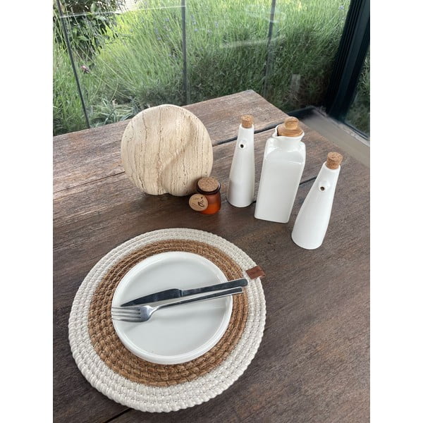 Juta tányéralátét ø 33 cm Wicker – Mila Home Luxury-image-4