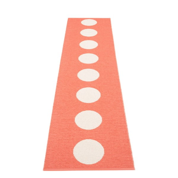 Lazacszínű kültéri-beltéri futószőnyeg 70x300 cm Vera Flamingo – Pappelina