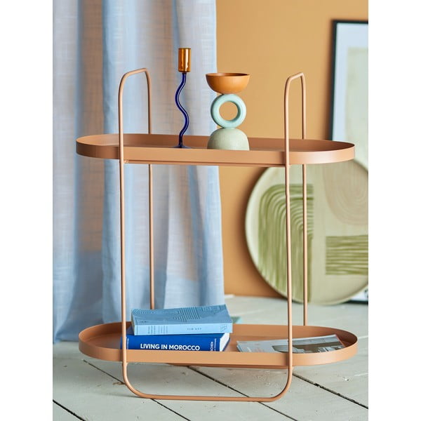 Fém tárolóasztal 25x57 cm Reet – Bloomingville-image-1