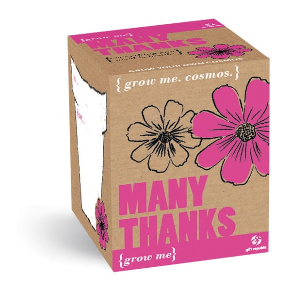 Many Thanks növénytermesztő készlet pillangóvirág magokkal - Gift Republic