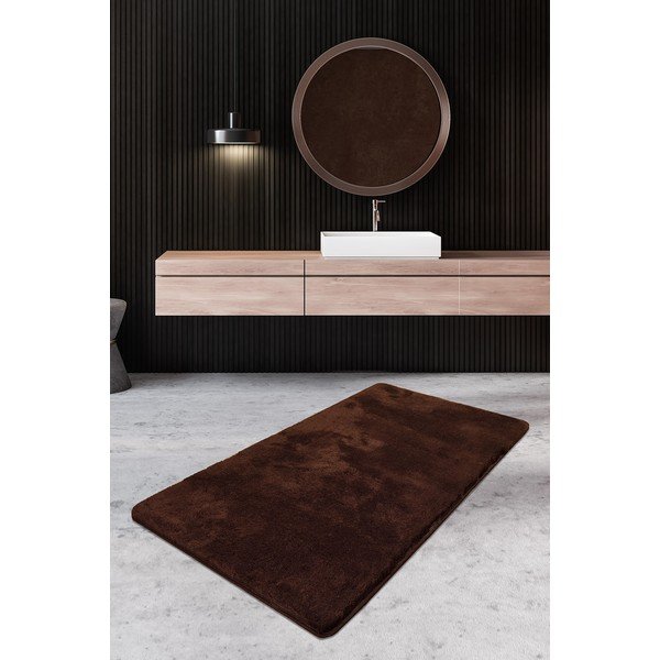 Sötétbarna fürdőszobai kilépő 80x140 cm Havai – Foutastic-image-1