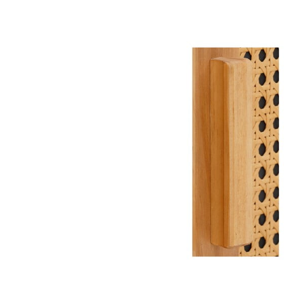 Jolene borovi fenyő komód rattan ajtókkal, szélesség 128 cm - Støraa-image-2