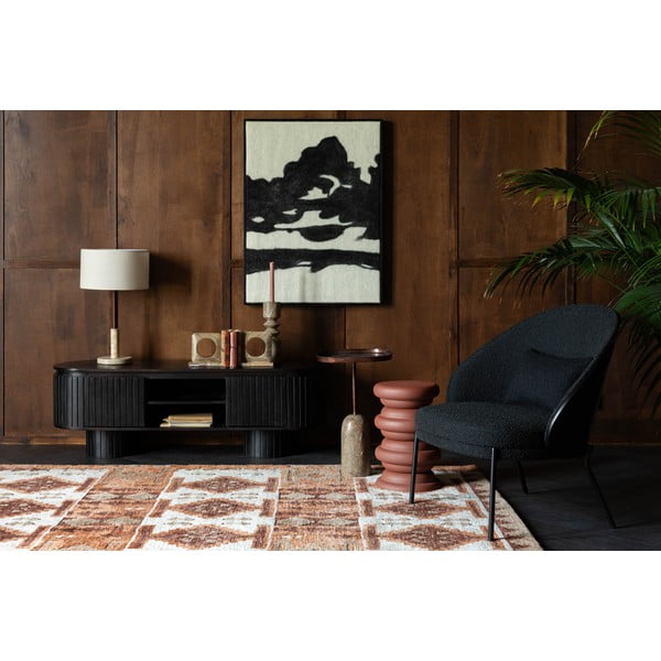 Sötétbarna mangófa TV-állvány 140x45x40 cm Kenji – Dutchbone-image-2