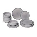 Malia 12 db-os szürke agyagkerámia étkészlet - Bonami selection