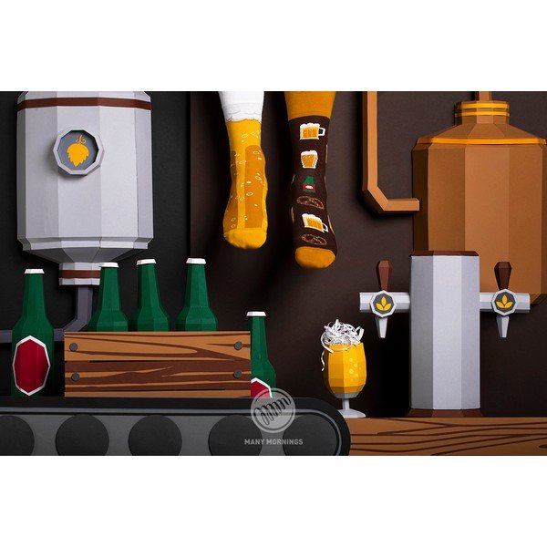 Craft Beer zokni, méret 39–42 - Many Mornings-image-1