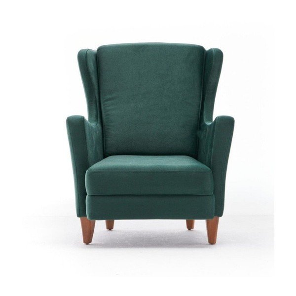 Zöld füles fotel Lola Brejer – Artie