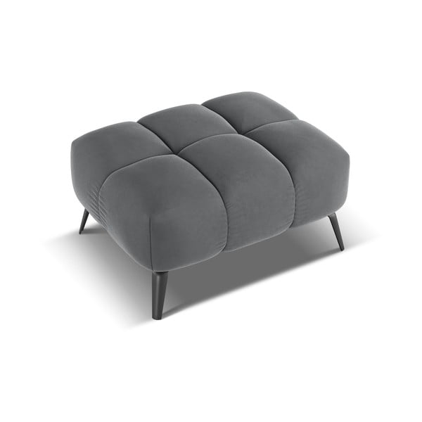 Szürke bársony lábtartó Nalu – Makamii-image-3