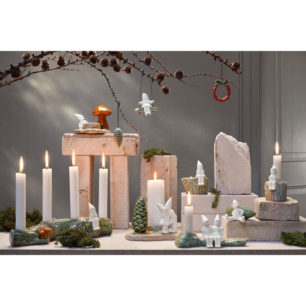 Porcelán karácsonyfadísz Wreath – Kähler Design-image-4