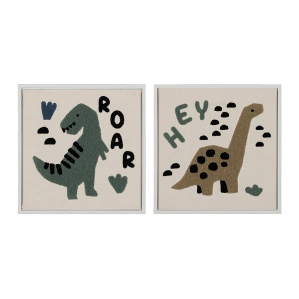 Gyerek kép készlet 2 db-os 30x30 cm Relief – Ixia