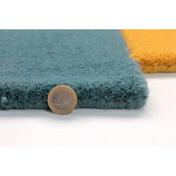 Collage színes gyapjú szőnyeg, 60 x 230 cm - Flair Rugs-image-4