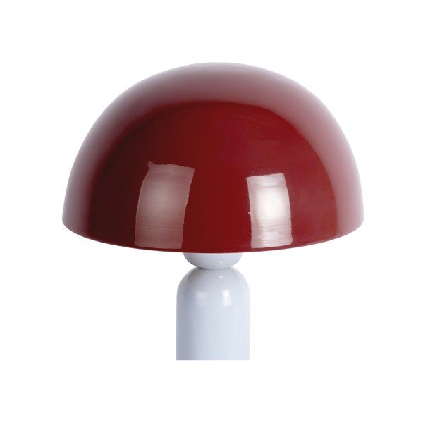 Borvörös-világoskék fém asztali lámpa (magasság 30 cm) Firenze round – Leitmotiv-image-2