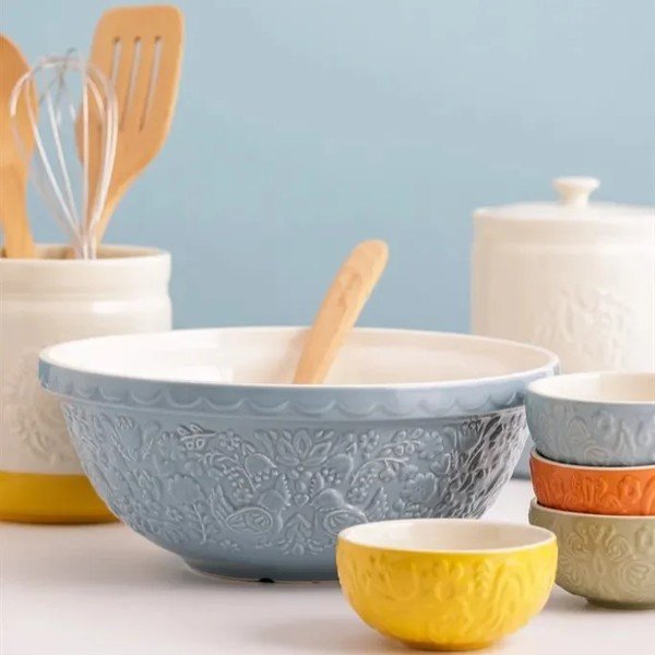 Kék kerámia tál ø 26 cm Home to Roost – Mason Cash-image-2