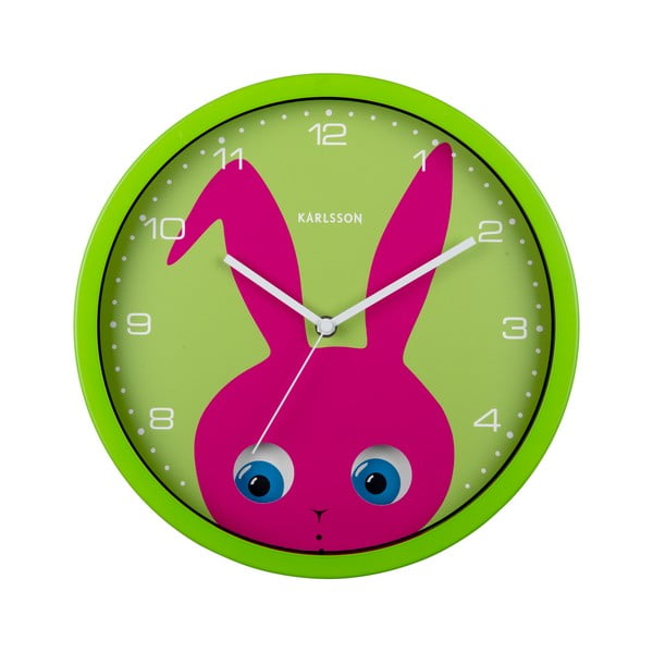 Gyerek óra ø 31 cm Peekaboo Bunny – Karlsson