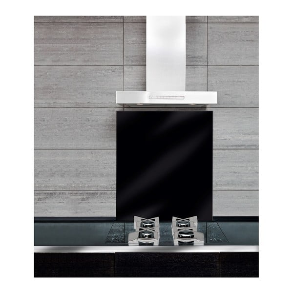 Fekete edzett üveg falvédő tűzhelyhez 60x70 cm – Wenko-image-4