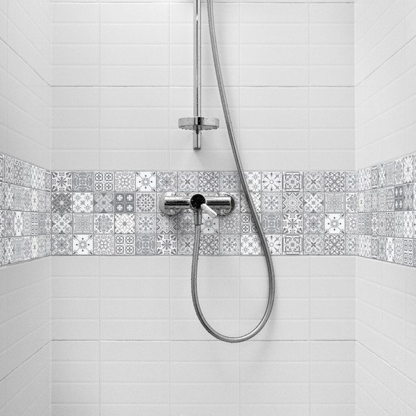 Stickers Friezes Tiles Lia 6 db-os falmatrica szett, 5 x 30 cm - Ambiance-image-3