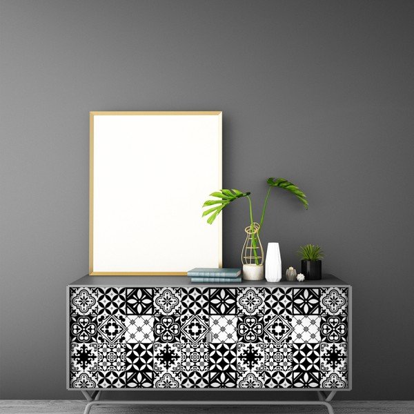 Tiles Stickers For Furniture Maria 60 db-os bútor matrica szett, 20 x 20 cm - Ambiance-image-1