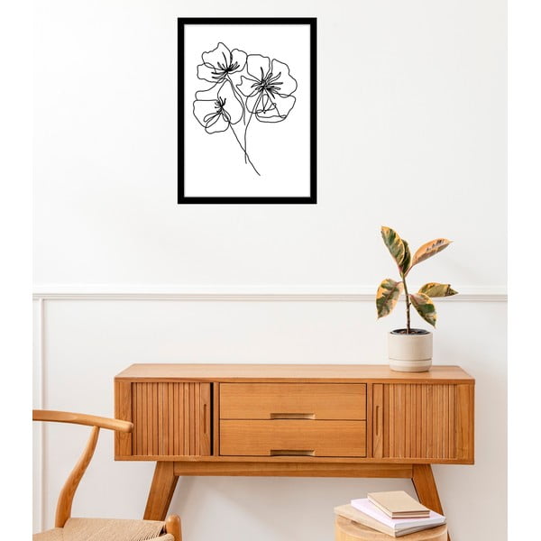 Poszter 29x41 cm Black Poppy – Veronika Boulová-image-1