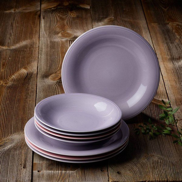 Lila porcelán mélytányér, 23,5 cm - Like by Villeroy & Boch Group-image-1