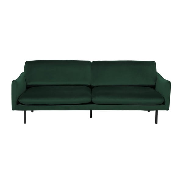 Aaron smaragdzöld háromszemélyes kanapé bársonyhuzattal - Monobeli