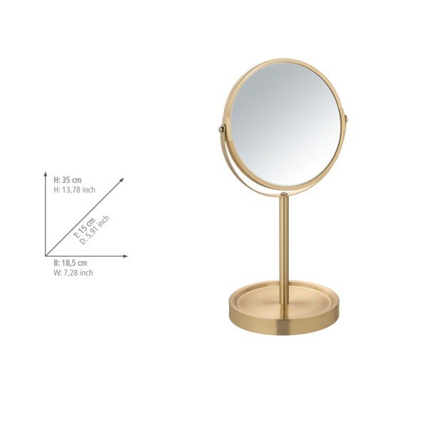 Kozmetikai nagyítós tükör (háromszoros nagyítás) 15x35 cm Alata – Wenko-image-2