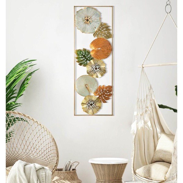 Fém fali dekoráció 31,5x90 cm Leaf – Mauro Ferretti-image-1