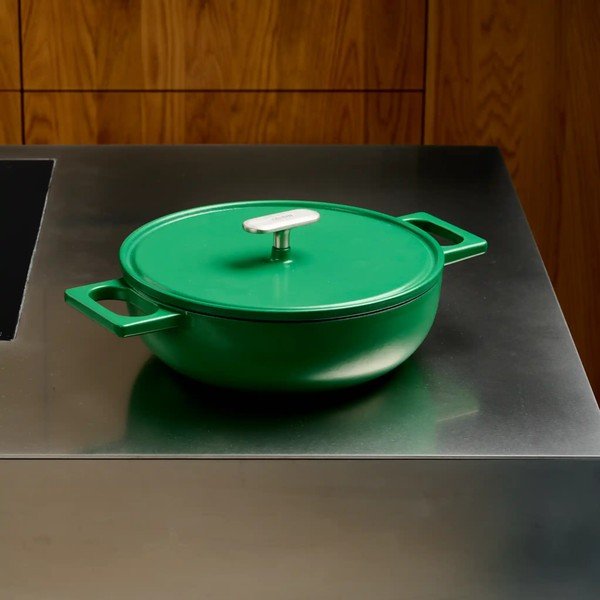 Öntöttvas serpenyő fedővel ø 26 cm tegame Mattia 3.0 – FABINI-image-1