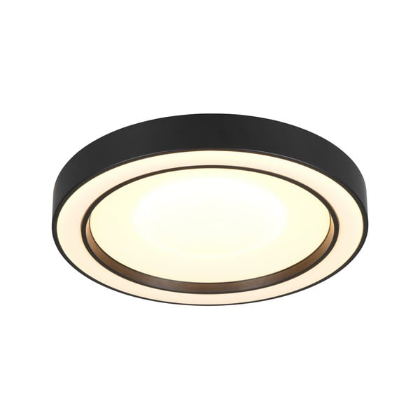 Fekete-fehér LED mennyezeti lámpa ø 40 cm Arco – Reality-image-3