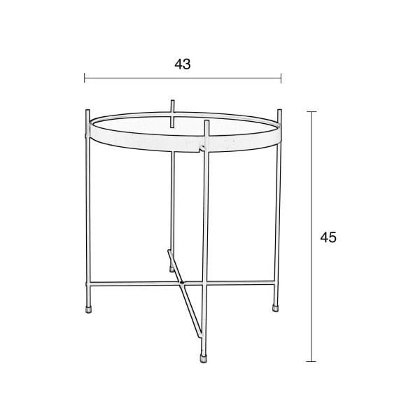 Cupid fehér tárolóasztal - Zuiver-image-2
