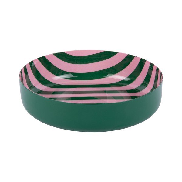 Zöld-világos rózsaszín vas tálka Animado – PT LIVING