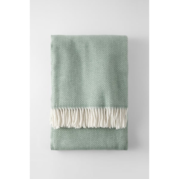 Skyline világoszöld pléd, 140 x 180 cm - Euromant