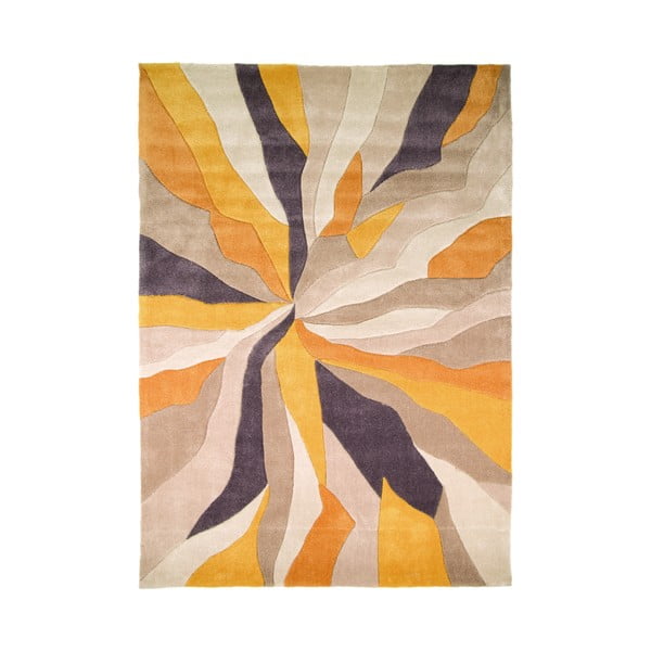 Splinter sárga szőnyeg, 160 x 220 cm - Flair Rugs
