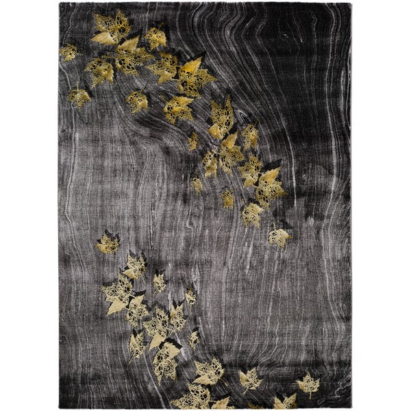 Poet Leaf sötétszürke szőnyeg, 80 x 150 cm - Universal
