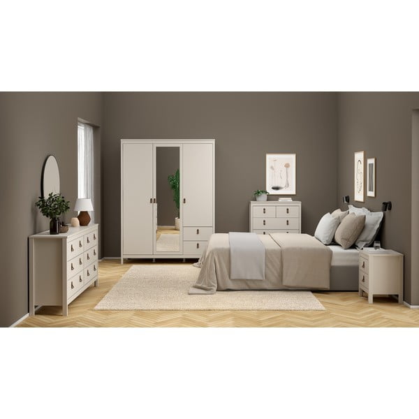 Szürkésbézs komód 159x80x38 cm Madrid – Tvilum-image-4