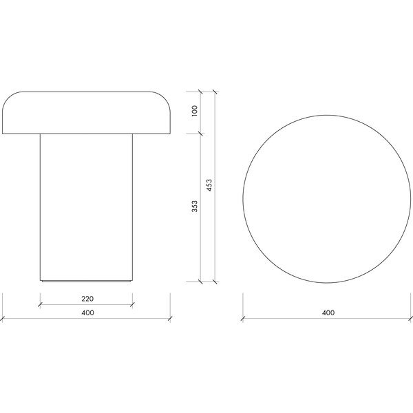 Acél kerek tárolóasztal ø 40 cm Miko – noo.ma-image-4