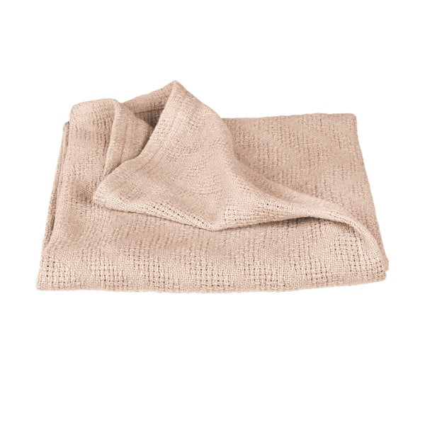 Bézs pamut kötött gyerek takaró 80x80 cm Frosty Almond – Roba