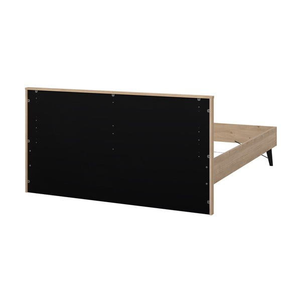 Natúr színű franciaágy ágyrács nélkül 160x200 cm Ry – Tvilum-image-2