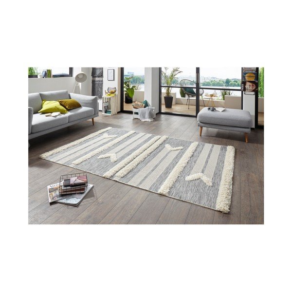 Handira Arrow szürke szőnyeg, 230 x 155 cm - Mint Rugs-image-3