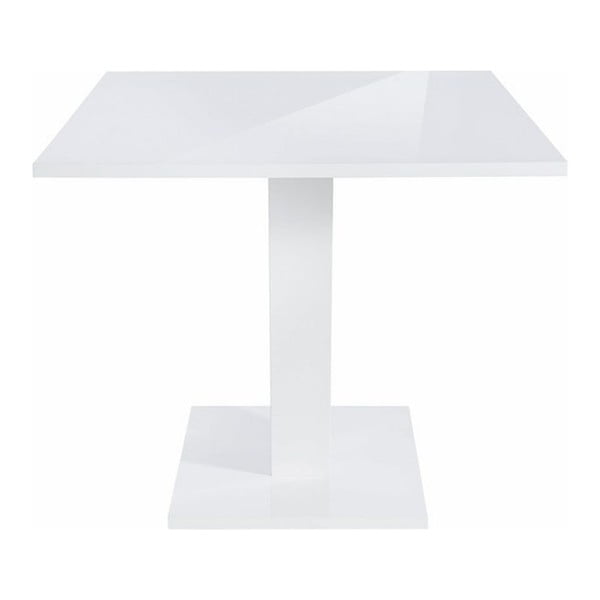 Allen fényes fehér étkezőasztal, 90 x 140 cm - Støraa-image-1