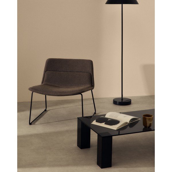 Barna fotel Zahara – Kave Home-image-1