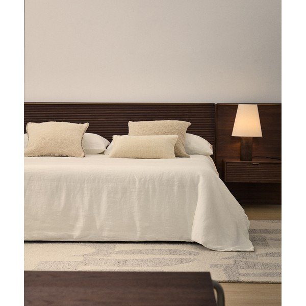 Elefántcsont színű kétszemélyes-hosszabbított háromrészes ágyneműhuzat 240x260 cm Simmel – Kave Home-image-2